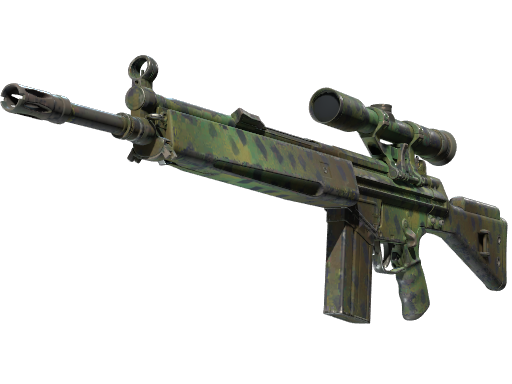 Buy CS2 sniper rifle Souvenir G3SG1 | Jungle Dashed (Well-Worn) skin