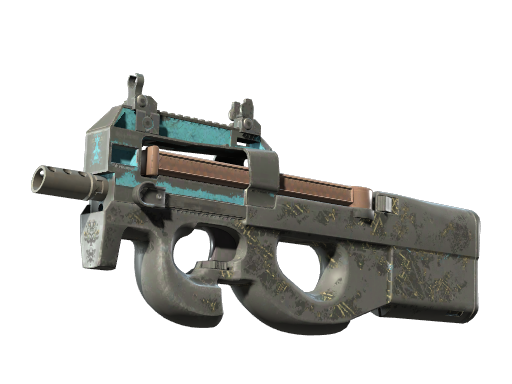 Buy CS2 smg Souvenir P90 | Facility Negative (Battle-Scarred) skin