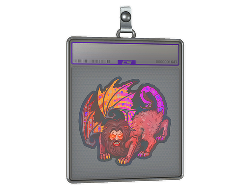 Buy CS2 charm Sticker Slab | Manticore (Holo) skin