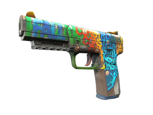 Buy CS2 pistol Souvenir Five-SeveN | Fall Hazard (Factory New) skin