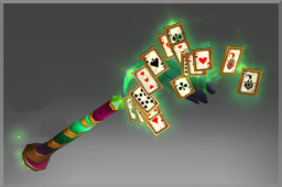 Buy Dota 2 wearable Autographed Staff of the Rambling Fatebender skin