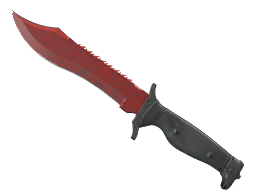 Buy CS2 knife ★ Bowie Knife | Crimson Web (Well-Worn) skin