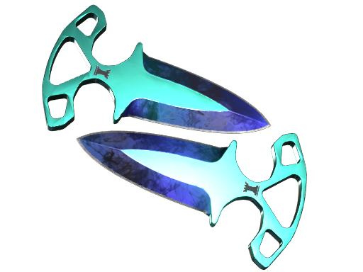 Buy CS2 knife ★ StatTrak™ Shadow Daggers | Doppler (Factory New) skin
