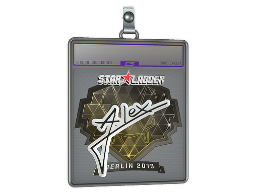 Buy CS2 charm Sticker Slab | ALEX (Foil) | Berlin 2019 skin