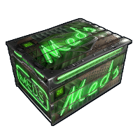 Buy Rust wooden box Neon Small Meds Storage skin