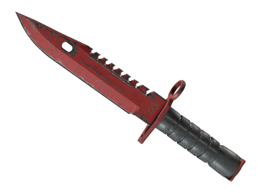 Buy CS2 knife ★ M9 Bayonet | Crimson Web (Well-Worn) skin