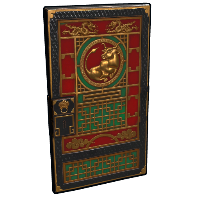 Buy Rust sheet metal door Lunar Ox Door skin