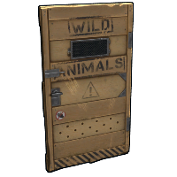 Buy Rust wooden door Wild Animals Door skin