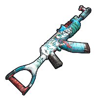 Buy Rust ak47u Frost Wolf skin