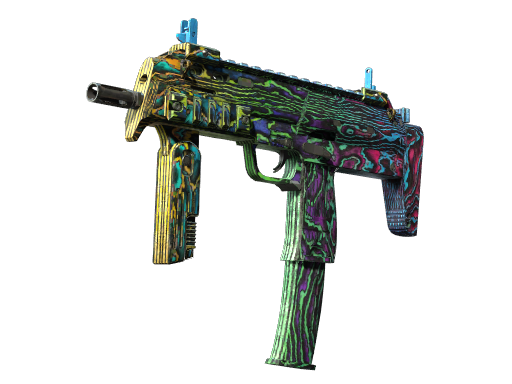 Buy CS2 smg StatTrak™ MP7 | Neon Ply (Minimal Wear) skin