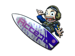 Buy CS2 sticker Sticker | Akihabara Accept Surf Ava (Foil) skin