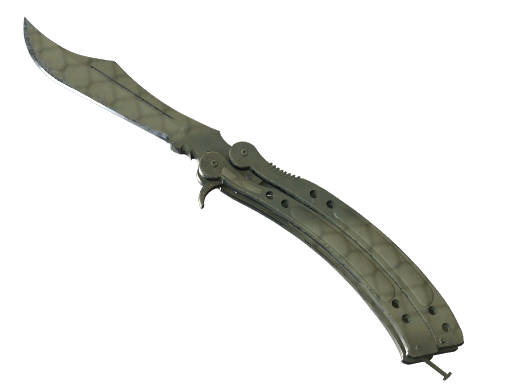 Buy CS2 knife ★ Butterfly Knife | Safari Mesh (Well-Worn) skin