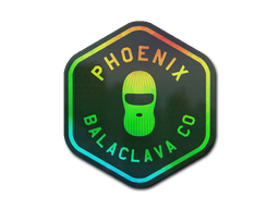 Buy CS2 sticker Sticker | Phoenix Balaclava Co. (Holo) skin