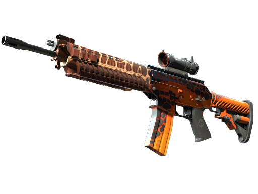 Buy CS2 rifle StatTrak™ SG 553 | Tiger Moth (Minimal Wear) skin