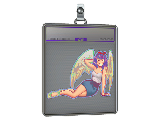 Buy CS2 charm Sticker Slab | Sherry (Holo) skin