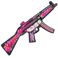 Buy Rust weapon Love Deluxe MP5 skin