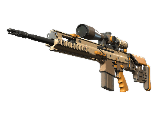 Buy CS2 sniper rifle SCAR-20 | Short Ochre (Well-Worn) skin