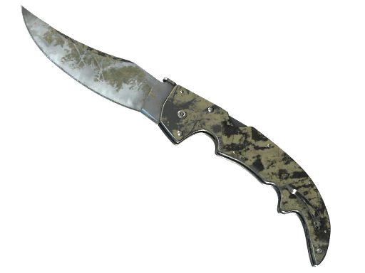 Buy CS2 knife ★ Falchion Knife | Safari Mesh (Battle-Scarred) skin