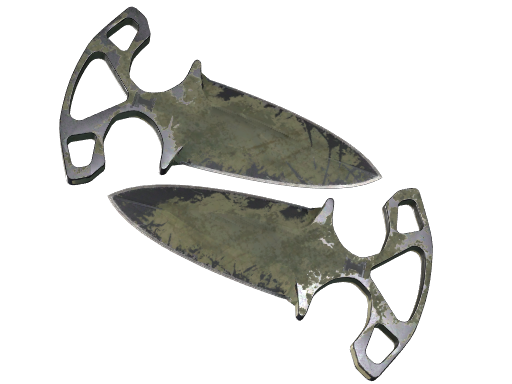 Buy CS2 knife ★ StatTrak™ Shadow Daggers | Safari Mesh (Battle-Scarred) skin