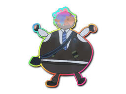 Buy CS2 sticker Sticker | Poorly Drawn Number K (Holo) skin