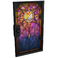 Buy Rust armored metal door Day and Night Armored Door skin