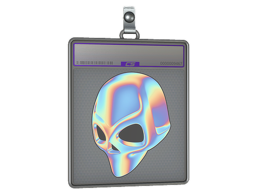 Buy CS2 charm Sticker Slab | Chrome Dome (Holo) skin