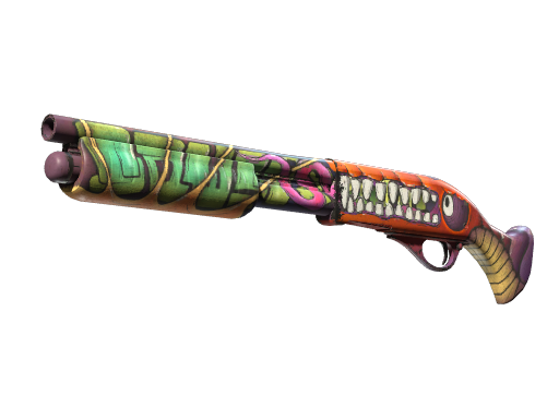 Buy CS2 shotgun StatTrak™ Sawed-Off | Devourer (Well-Worn) skin