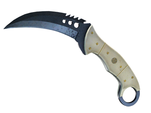 Buy CS2 knife ★ Talon Knife | Blue Steel (Battle-Scarred) skin