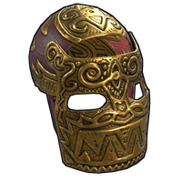Buy Rust armor Legendary Gold Facemask skin
