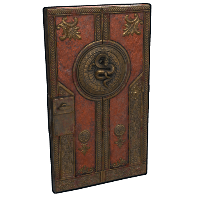 Buy Rust sheet metal door Dragon Relic Door skin