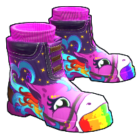 Buy Rust boots Rainbow Pony Boots skin