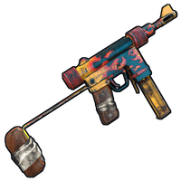 Buy Rust weapon Dark Flames SMG skin