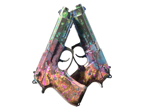 Buy CS2 pistol Dual Berettas | Sweet Little Angels (Battle-Scarred) skin