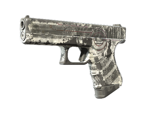 Buy CS2 pistol Glock-18 | Trace Lock (Battle-Scarred) skin