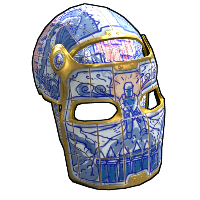 Buy Rust metal facemask Porcelain Facemask skin