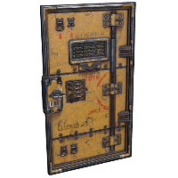 Buy Rust armored metal door Blast Armored Door skin
