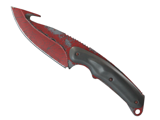 Buy CS2 knife ★ Gut Knife | Crimson Web (Well-Worn) skin