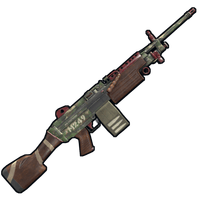 Buy Rust weapon Guerilla M249 skin