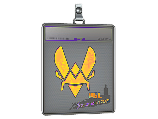 Buy CS2 charm Sticker Slab | Vitality (Holo) | Stockholm 2021 skin