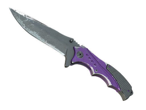 Buy CS2 knife ★ Nomad Knife | Ultraviolet (Battle-Scarred) skin