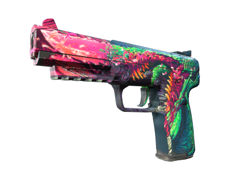 Buy CS2 pistol Five-SeveN | Hyper Beast (Well-Worn) skin