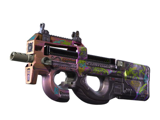 Buy CS2 smg P90 | Neoqueen (Well-Worn) skin