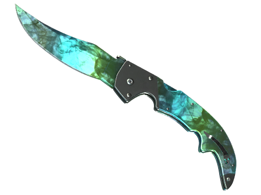 Buy CS2 knife ★ StatTrak™ Falchion Knife | Gamma Doppler (Factory New) skin