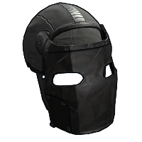 Buy Rust metal facemask Blackout Facemask skin
