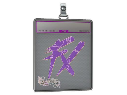 Buy CS2 charm Sticker Slab | Fluxo (Holo) | Paris 2023 skin