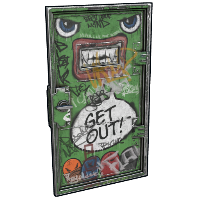 Buy Rust armored metal door Urban Armored Door skin
