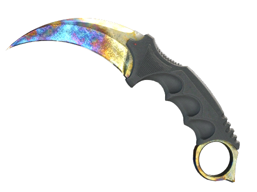 Buy CS2 knife ★ StatTrak™ Karambit | Case Hardened (Battle-Scarred) skin