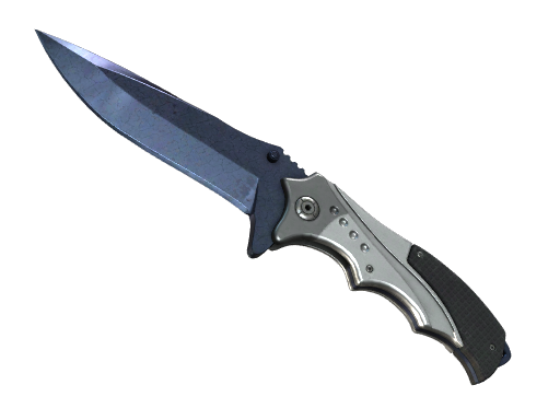 Buy CS2 knife ★ StatTrak™ Nomad Knife | Blue Steel (Battle-Scarred) skin