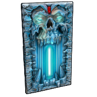 Buy Rust sheet metal door Frozen Crypt Door skin