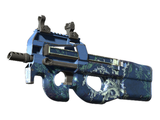 Buy CS2 smg P90 | Reef Grief (Well-Worn) skin